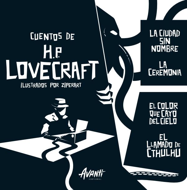 Cuentos de HP Lovecraft ilustrados por Ziperart