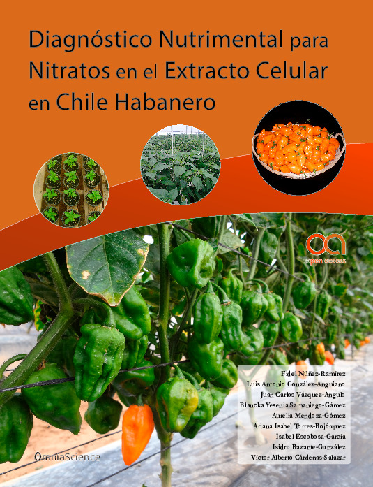 Diagnóstico nutrimental para nitratos en el extracto celular en chile habanero