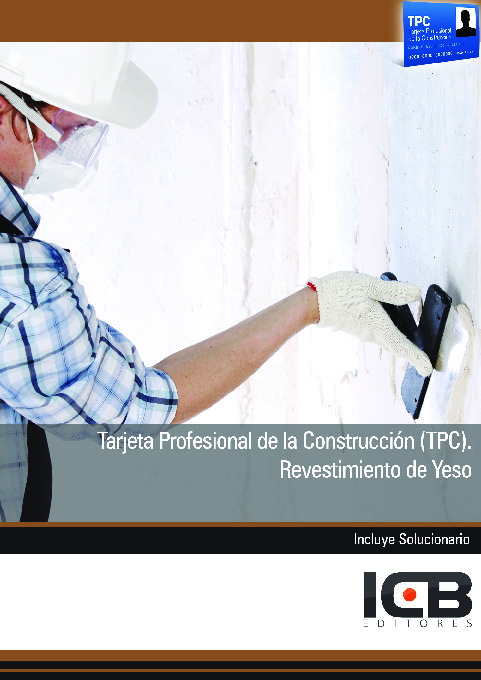 Tarjeta Profesional de la Construcción (TPC). Revestimiento de Yeso