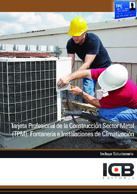 Tarjeta Profesional de la Construcción Sector Metal (TPM). Fontanería e Instalaciones de Climatización