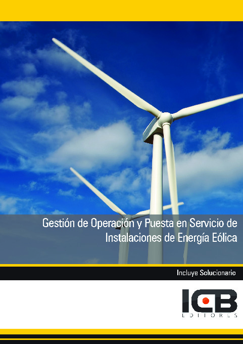 Gestión de Operación y Puesta en Servicio de Instalaciones de Energía Eólica