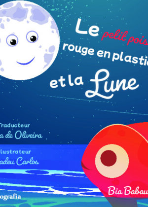 Le petit poisson rouge en plastique et la lune