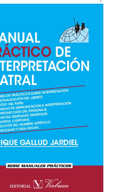 Manual práctico de interpretación teatral