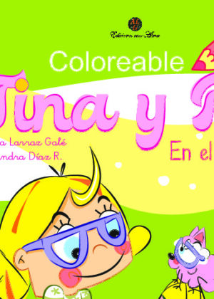 Coloreable Tina y Ro en el Parque