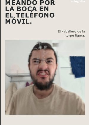 Meando por la boca en el teléfono móvil