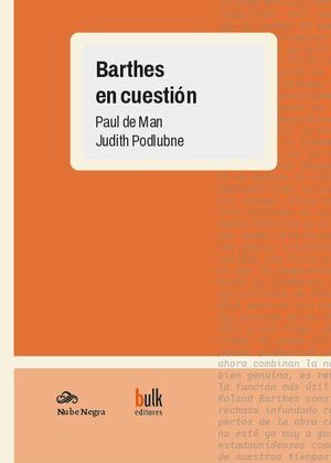 Barthes en cuestión
