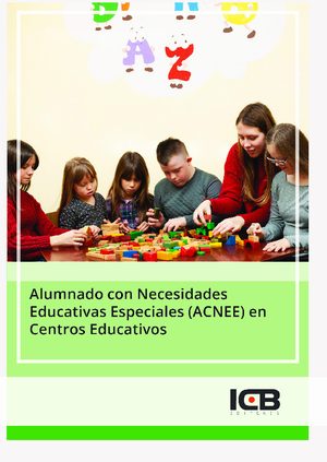 Alumnado con Necesidades Educativas Especiales (Acnee) en Centros Educativos